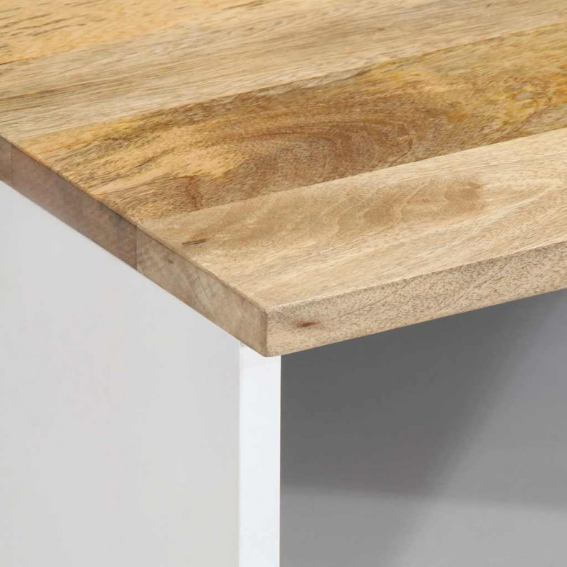 Szafka pod telewizor, 70x33,5x46 cm, lite drewno mango