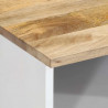 Szafka pod telewizor, 70x33,5x46 cm, lite drewno mango