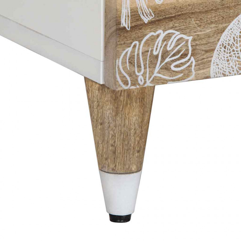 Szafka pod telewizor, 70x33,5x46 cm, lite drewno mango