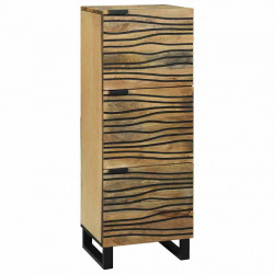 Highboard Brązowy 40 x 33 x 110 cm lite drewno mango