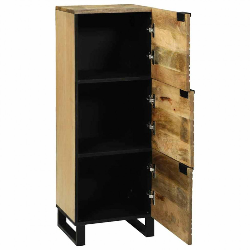 Highboard Brązowy 40 x 33 x 110 cm lite drewno mango