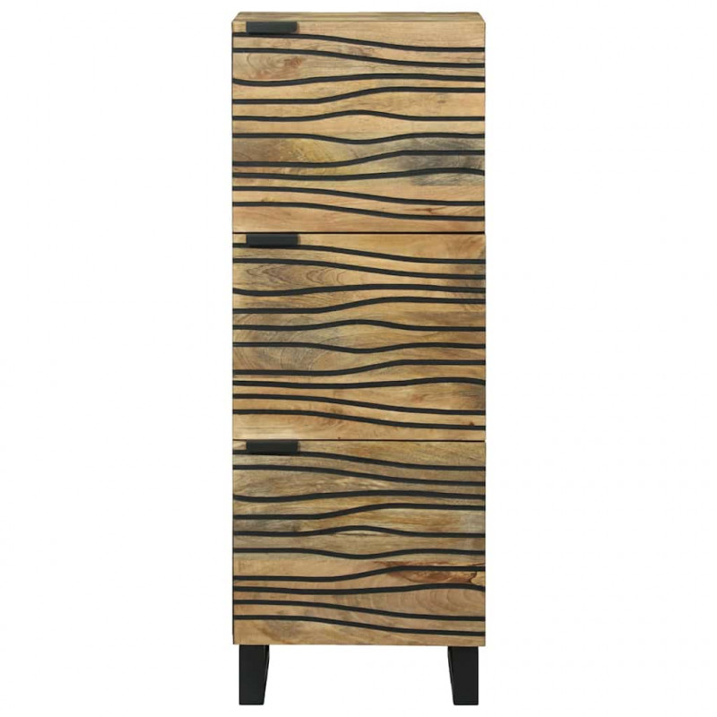 Highboard Brązowy 40 x 33 x 110 cm lite drewno mango