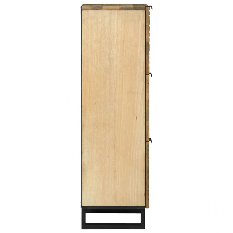 Highboard Brązowy 40 x 33 x 110 cm lite drewno mango