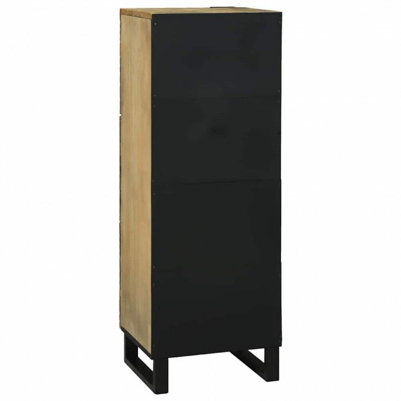 Highboard Brązowy 40 x 33 x 110 cm lite drewno mango