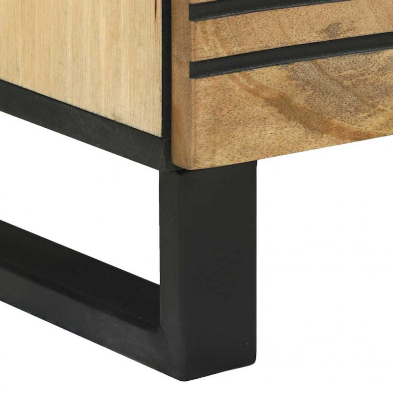 Highboard Brązowy 40 x 33 x 110 cm lite drewno mango