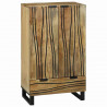 Wysoki Stolik Brązowy 60 x 33 x 100 cm lite drewno mango