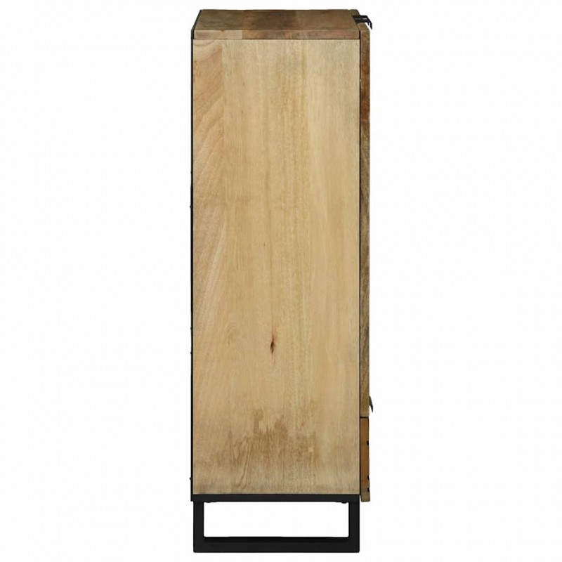Wysoki Stolik Brązowy 60 x 33 x 100 cm lite drewno mango