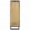 Wysoki Stolik Brązowy 60 x 33 x 100 cm lite drewno mango