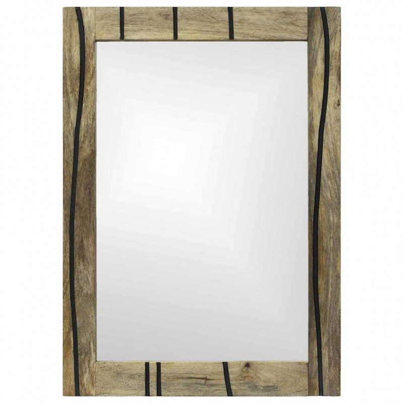 Lustro łazienkowe Z lustrem Brązowy 70 x 50 x 2,5 cm