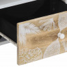 Szafka pod telewizor, 100x33,5x46 cm, lite drewno mango