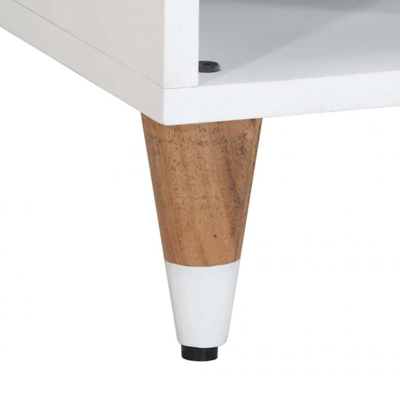 Szafka pod telewizor, 80x33,5x46 cm, lite drewno mango