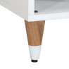 Szafka pod telewizor, 80x33,5x46 cm, lite drewno mango