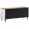 Szafka pod telewizor, 100x33,5x46 cm, lite drewno mango