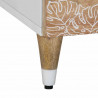 Szafka pod telewizor, 100x33,5x46 cm, lite drewno mango