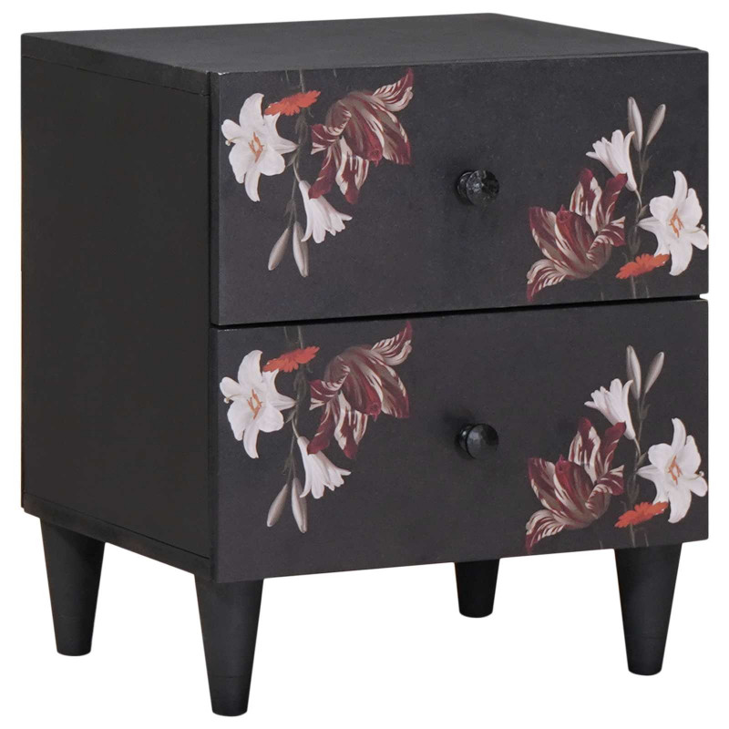 Stolik nocny Brązowy 40 x 33,5 x 46 cm Drewno z mango