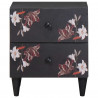 Stolik nocny 2 pcs Brązowy 40 x 33,5 x 46 cm Drewno z mango