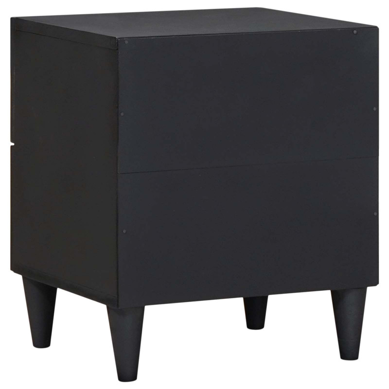Stolik nocny 2 pcs Brązowy 40 x 33,5 x 46 cm Drewno z mango