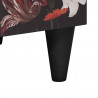 Stolik nocny 2 pcs Brązowy 40 x 33,5 x 46 cm Drewno z mango