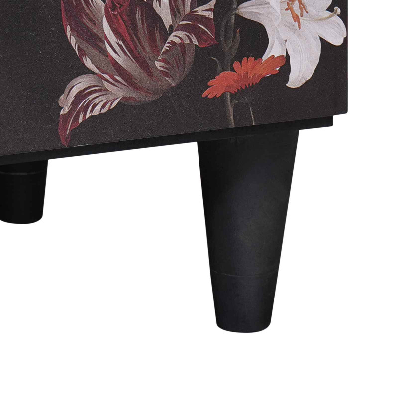 Stolik nocny 2 pcs Brązowy 40 x 33 x 46 cm Drewno z mango
