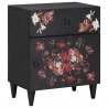 Stolik nocny Wielokolorowe 50 x 33 x 60 cm Drewno z mango