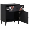 Stolik nocny Wielokolorowe 50 x 33 x 60 cm Drewno z mango