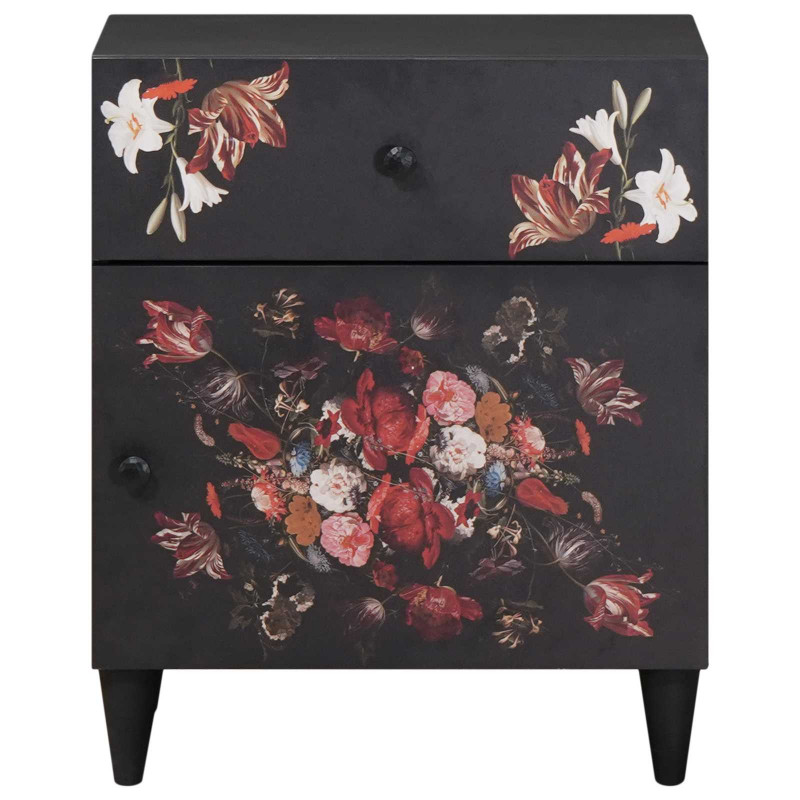 Stolik nocny Wielokolorowe 50 x 33 x 60 cm Drewno z mango