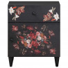 Stolik nocny Wielokolorowe 50 x 33 x 60 cm Drewno z mango