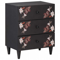 Stolik nocny Wielokolorowe 50 x 33 x 60 cm Drewno z mango