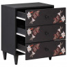 Stolik nocny Wielokolorowe 50 x 33 x 60 cm Drewno z mango