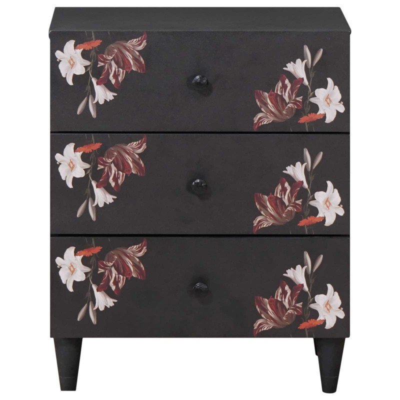 Stolik nocny Wielokolorowe 50 x 33 x 60 cm Drewno z mango