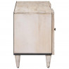 Szafka pod telewizor Biały 105 x 33,5 x 46 cm Drewno z mango