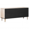 Szafka pod telewizor Biały 105 x 33,5 x 46 cm Drewno z mango