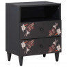 Stolik nocny Wielokolorowe 50 x 33 x 60 cm Drewno z mango