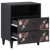 Stolik nocny Wielokolorowe 50 x 33 x 60 cm Drewno z mango