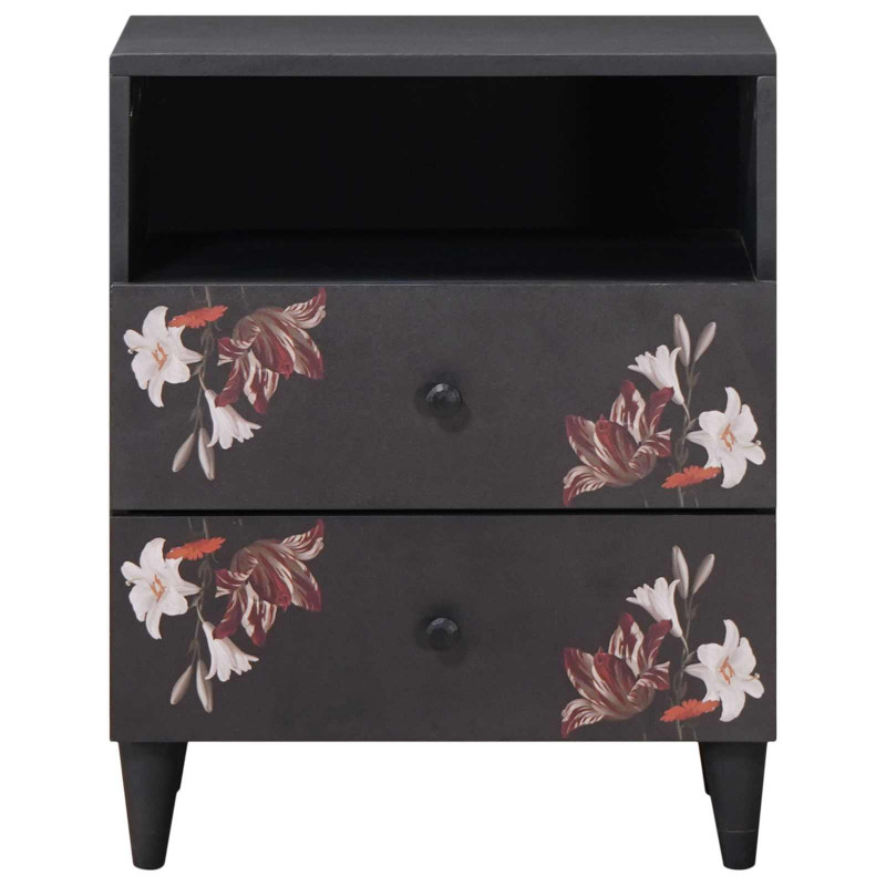 Stolik nocny Wielokolorowe 50 x 33 x 60 cm Drewno z mango