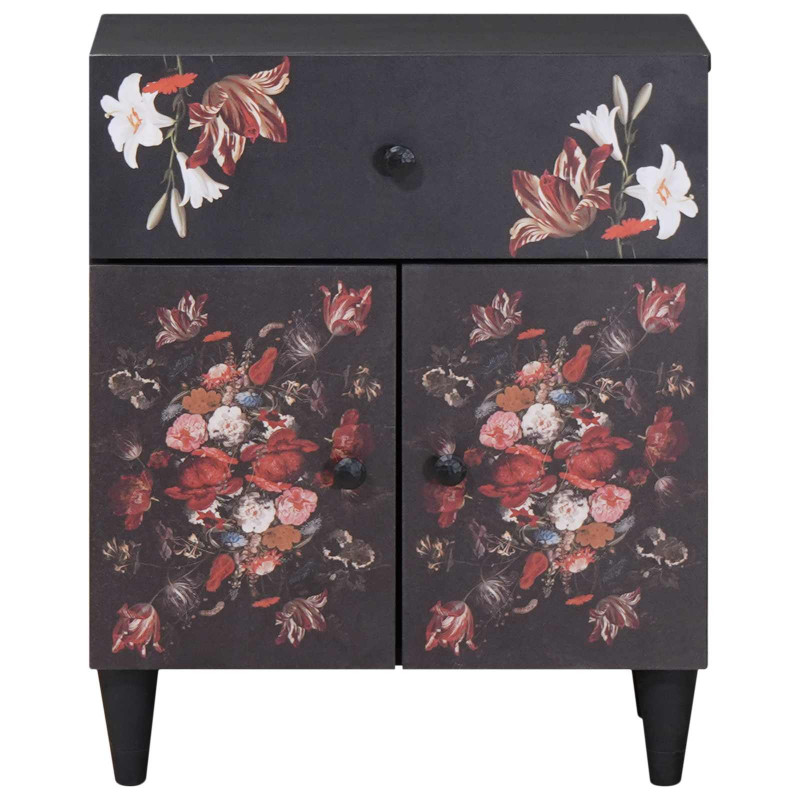 Stolik nocny Wielokolorowe 50 x 33 x 60 cm Drewno z mango