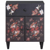 Stolik nocny Wielokolorowe 50 x 33 x 60 cm Drewno z mango