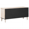 Szafka pod telewizor Biały 100 x 33,5 x 46 cm Drewno z mango
