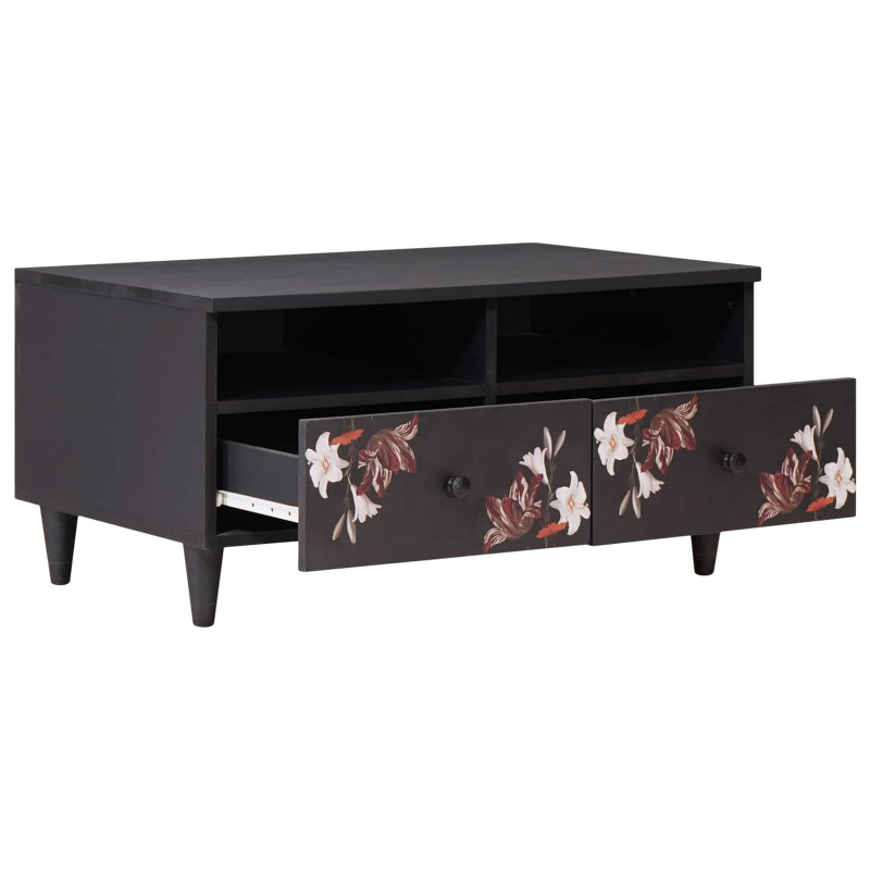 Stolik kawowy Wielokolorowe 80 x 54 x 40 cm Drewno z mango