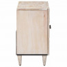 Szafka pod umywalkę Biały 62 x 33 x 58 cm Drewno z mango