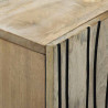 Bufet Biały 90 x 33 x 75 cm lite drewno mango