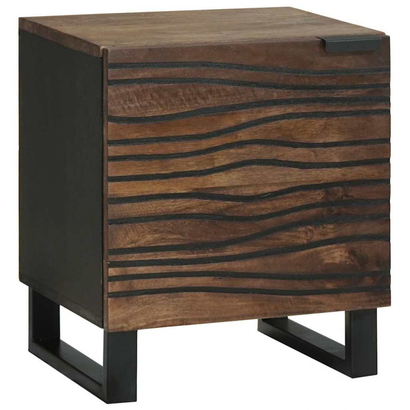 Szafka Nocna 2 pcs orzech włoski 40 x 33 x 46 cm