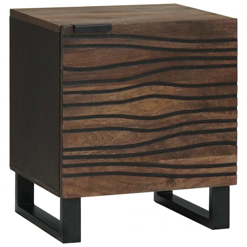 Szafka Nocna 2 pcs orzech włoski 40 x 33 x 46 cm