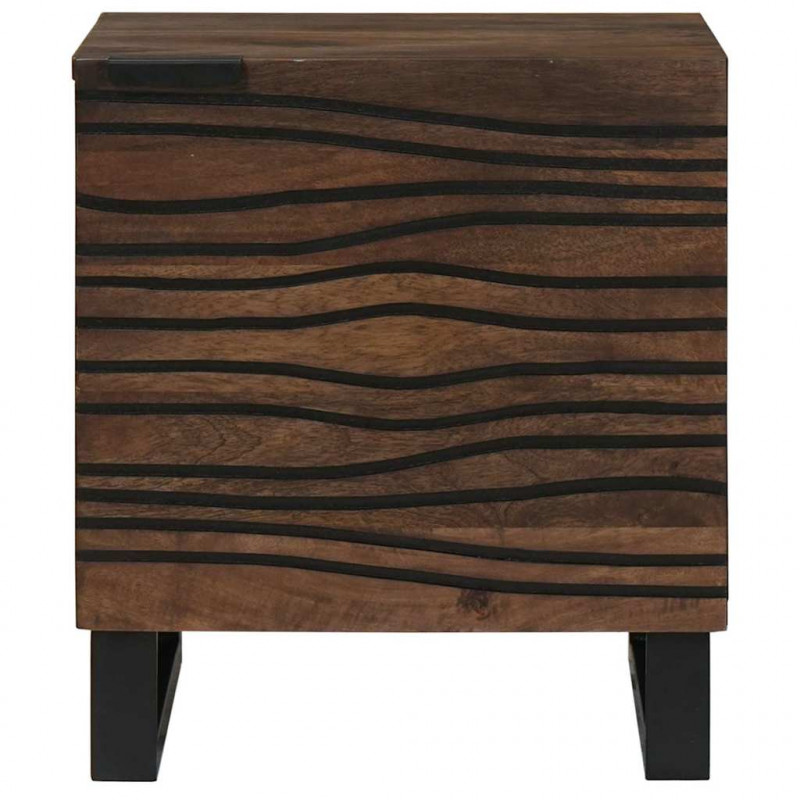 Szafka Nocna 2 pcs orzech włoski 40 x 33 x 46 cm