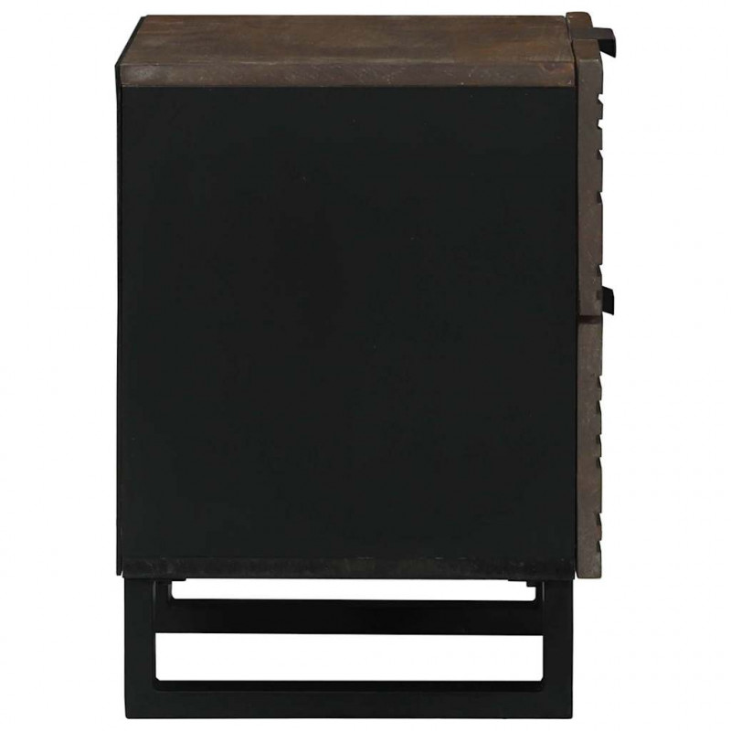 Szafka Nocna z szufladą 2 pcs orzech włoski 40 x 33 x 46 cm