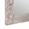 Lustro łazienkowe Biały 70 x 50 x 2,5 cm Drewno z mango