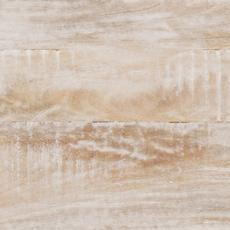 Lustro łazienkowe Biały 70 x 50 x 2,5 cm Drewno z mango