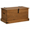 Skrzynia do przechowywania HALDEN 91x48x47 cm Drewno lite Sosna