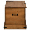 Skrzynia do przechowywania HALDEN 91x48x47 cm Drewno lite Sosna