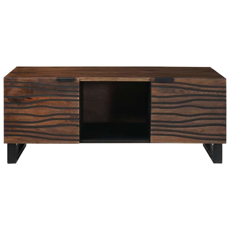 Stolik kawowy Brązowy i czarny 100 x 54 x 40 cm